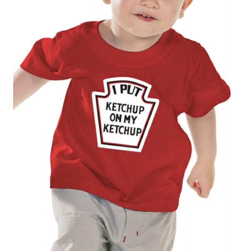 KIDS T SHIRT I PUT KETCHUP ON MY KETCHUP SIZE 4T Kids T shirts Kids Youth