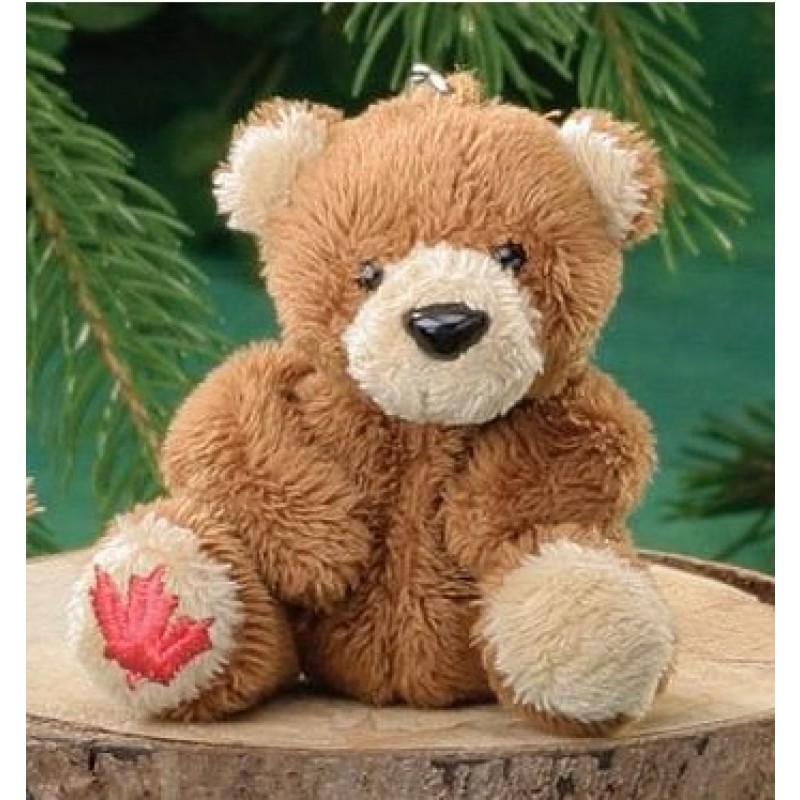 BROWN BEAR WILDLIFE PLUSH KEYCHAIN - Keychains - Souvenirs