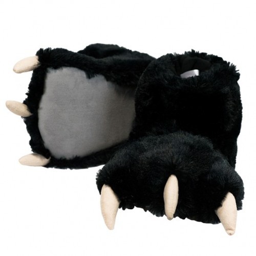 Kids paw slippers hotsell
