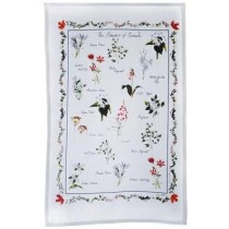 TEA TOWEL CANADA WILDFLOWERS