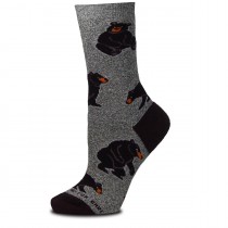SOCKS BEAR POSES GRY L THK