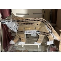 CRIBBAGE BOARD F17 3D WOLF
