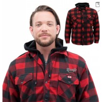 MF JKT LA PLAID RED L