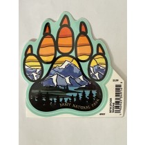 STICKER F22 PAWSOME BRONZED