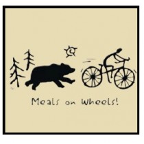 ADULT T-SHIRT MEALS ON WHEELS SAND - SIZE XX-LARGE