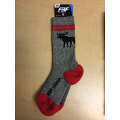 SOCKS 2 STRIPE GREY L