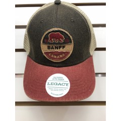 CAP LEG19 PIN BACK BLK/CAR