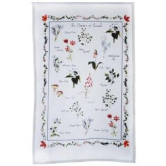 TEA TOWEL CANADA WILDFLOWERS