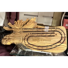 CRIBBAGE BOARD 17 3D MOOSE