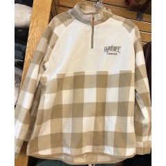 LF 23 ¼ ZIP PLAID TAN L