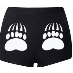 SHORTS 17 BEAR PAWS BLK M