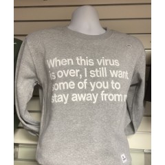 MF 21 THIS VIRUS IS OVER GRY XL