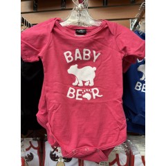 ONESIE 18 BABY BEAR H/PIN 6M