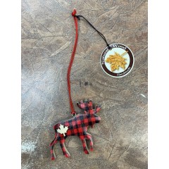 ORN WOOD 19 PLAID MOOSE M/L