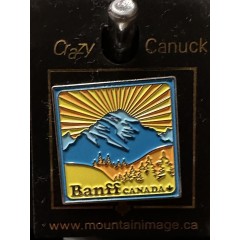 PIN F23 SQR MT.RUNDLE YEL/BLU