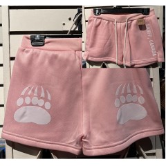 SHORTS 22 BEAR PAWS PNK XL