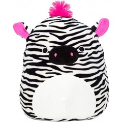 SQUISH 8”ZEBRA W/PNK TRACEY